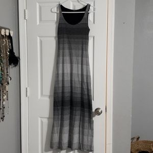 Sexy striped maxi dress